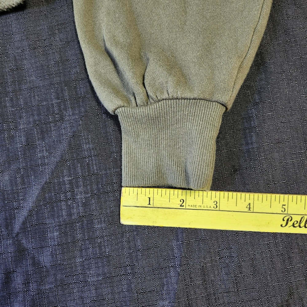 NWT Wild Fable Olive Green "cut" Cropped Sweatshirt Size M - Picture 15 of 16